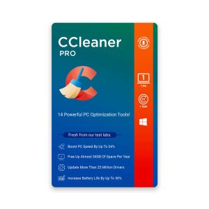 CCleaner Professional Windows 1 PC 1 Year